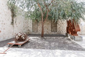 Khalil Rabah, 'Palestine after Palestine...' (2017). Installation view: Sharjah Biennial 13, ‘Tamawuj,’ Sharjah, UAE (10 March–12 June 2017). © Ocula. Photo: Charles Roussel.